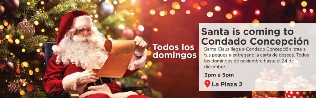 Santa is coming to Condado Concepción
